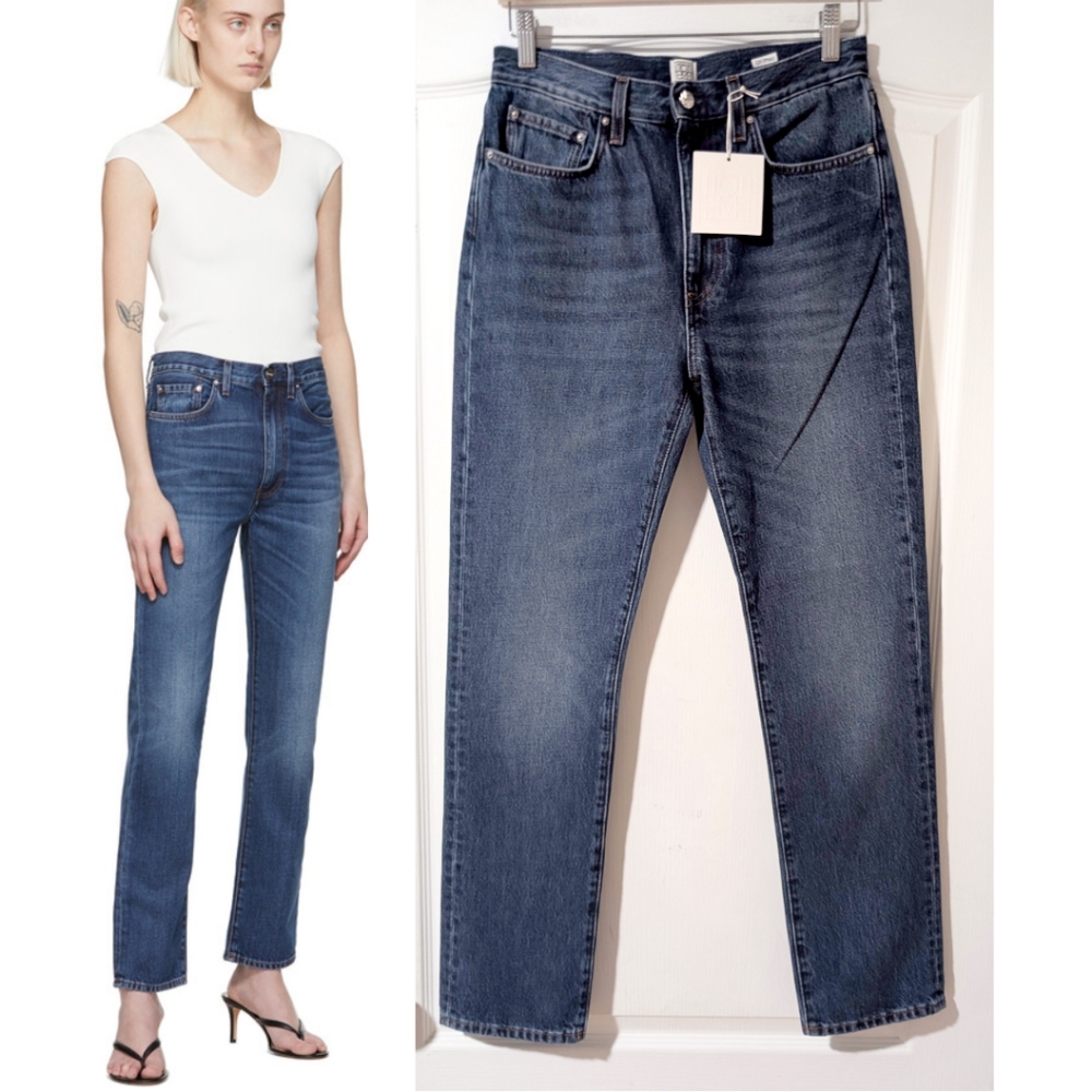 NWT Toteme | Regular Straight fit denim in dark vintage wash